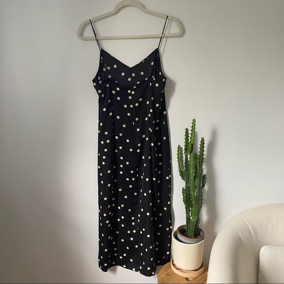 NWT Tracy Reese Polka Dot Slip Dress, Size 6 - Picture 6 of 7